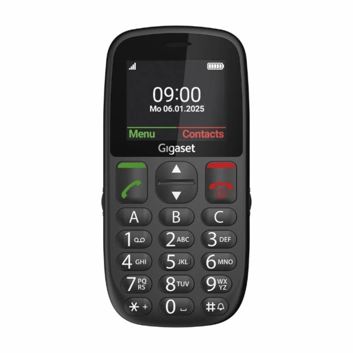 Telefono movil gigaset gl395 negro mayores