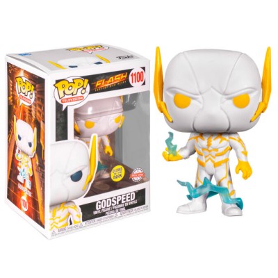 Figura POP DC Comics The Flash Godspeed Glow in the Dark Exclusive