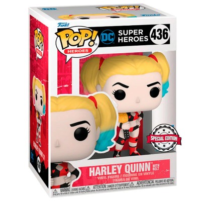 Figura POP DC Comics Super Heroes Harley Quinn Exclusive