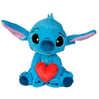 Peluche corazon Stitch Disney 25cm