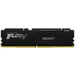 Memoria ram ddr5 32gb kingston - 5600mt - s - pc5 - 44800 - fury beast - cl40 - negro