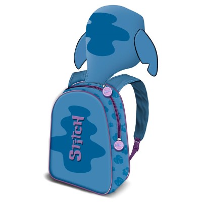 Mochila capucha Stitch Disney 31cm