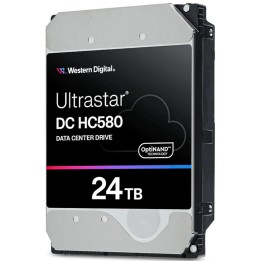 Disco duro interno hdd wd western digital ultrastar dc hc580 24tb 3.5 pulgadas sata 6gb - s 7200rpm