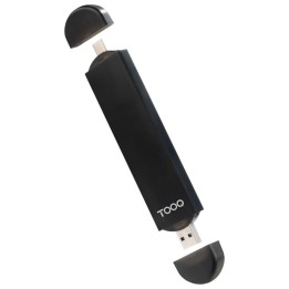 Carcasa disco duro tooq tqe - 2240b para ssd m.2 usb tipo c negra