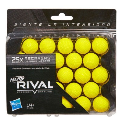 Blister 25 Recargas Rival Nerf