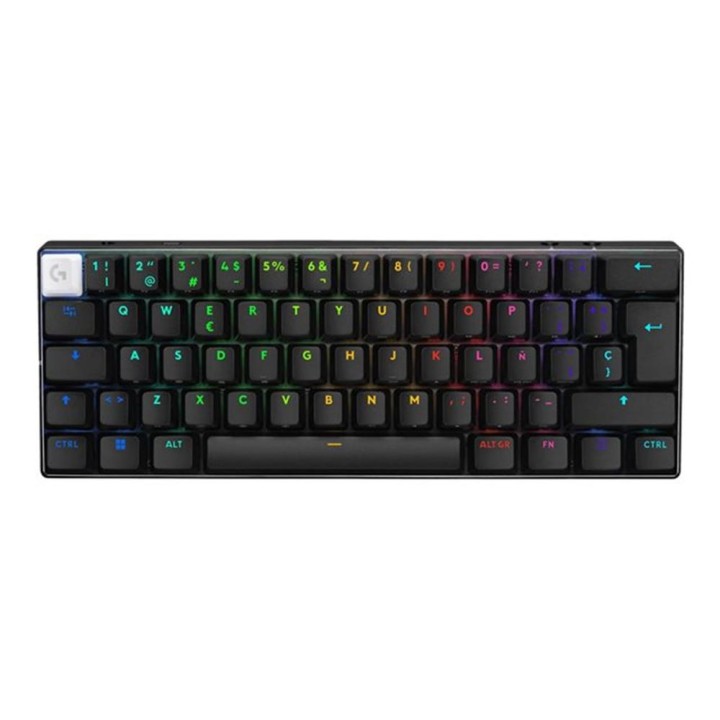 Teclado gaming logitech pro x 60 inalambrico negro