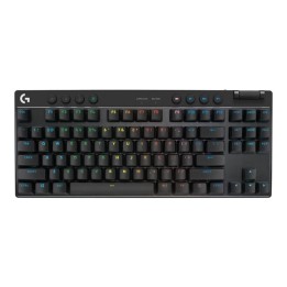 Teclado gaming logitech pro x tkl inalambrico negro tactil