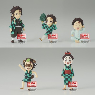 Pack 12 figuras Tanjiro Kamado Demon Slayer Kimetsu no Yaiba 7cm surtido