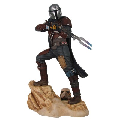 Estatua The Mandalorian Star Wars Premier Collection 29cm