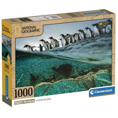 Puzzle Gentoo Penguins National Geographic 1000pzs