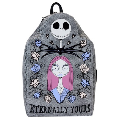 Mochila Christmas Jack &38 Sally Pesadilla Antes de Navidad Disney Loungefly 26cm