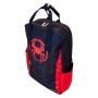 Mochila nylon Traje Miles Morales Spider-Verse Marvel Loungefly 43cm