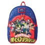 Mochila Group Debossed Logo My Hero Academia Loungefly 26cm