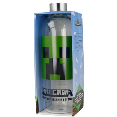 Botella cristal minecraft 1030ml