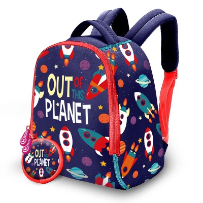 Mochila + monedero Out Planet neopreno 25cm