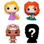 Blister 4 figuras Bitty POP Disney Princesas Rapunzel