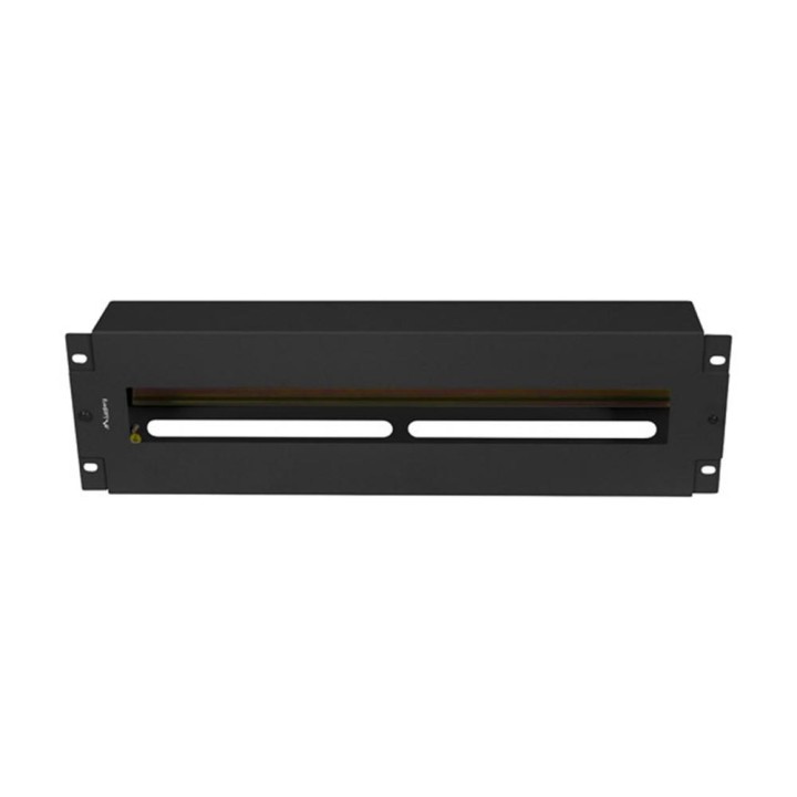Panel lanberg de distribucion de tension 19'' 3u con rail din ts - 35 negro