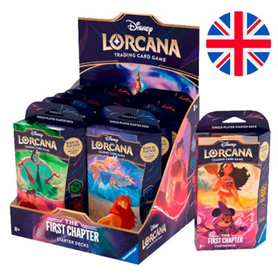 Baraja juego cartas The First Chapter Disney Lorcana ingles surtido