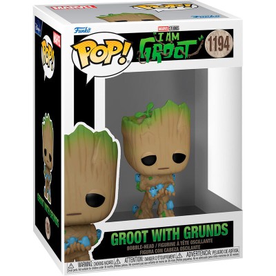 Figura POP Marvel I am Groot - Groot with Grunds