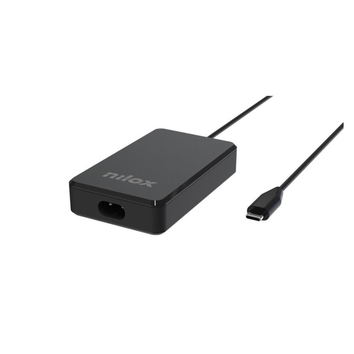 Cargador gan nilox para portatil 90w usb tipo c