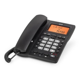 Telefono fijo spc office id 2 lcd negro mute - 24 melodias - tecla r - 4 memorias directas