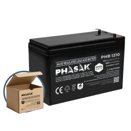 Bateria phasak phb 1210 high rate compatible para sais 9ah 12v acido - plomo