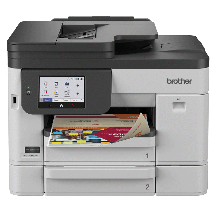 Multifuncion brother inyeccion color mfc - j5110dw a4 - 28ppm - 26ppm a color 512mb - wifi - wifi direct - duplex