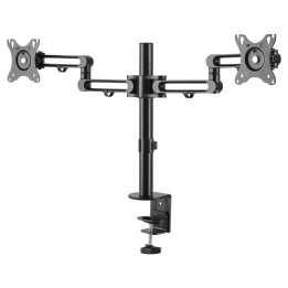 Soporte mesa startech vesa hasta 32 pulgadas 100x100mm brazo doble max 8kg - brazo