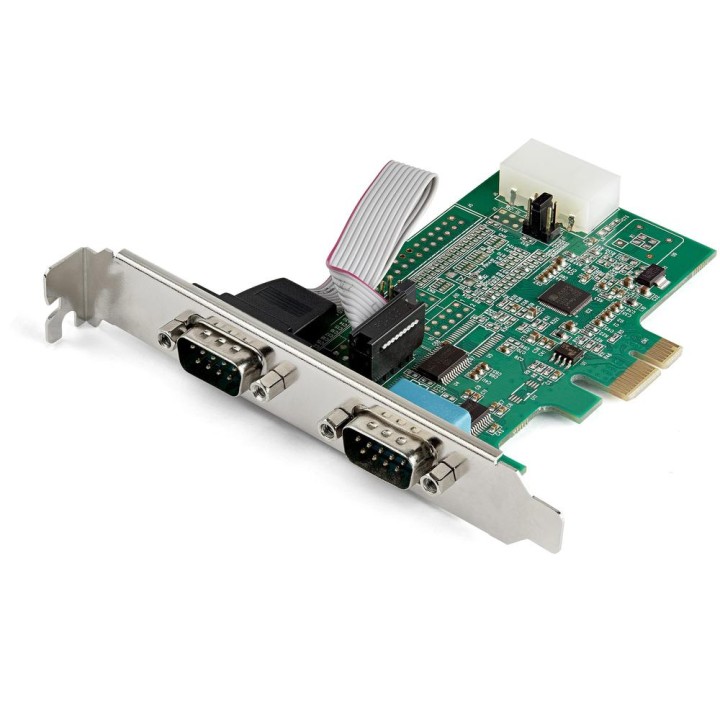 Tarjeta de red startech pex2s953 2x rs232 pci express