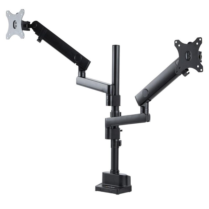 Soporte mesa startech vesa hasta 32 pulgadas 100x100 brazo doble max 8kg - brazo