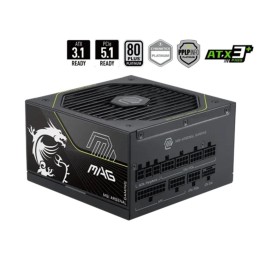 Fuente alimentacion msi mag a1000pls gaming atx 1000w