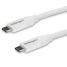 Cable usb tipo c startech 4m - macho - macho - blanco