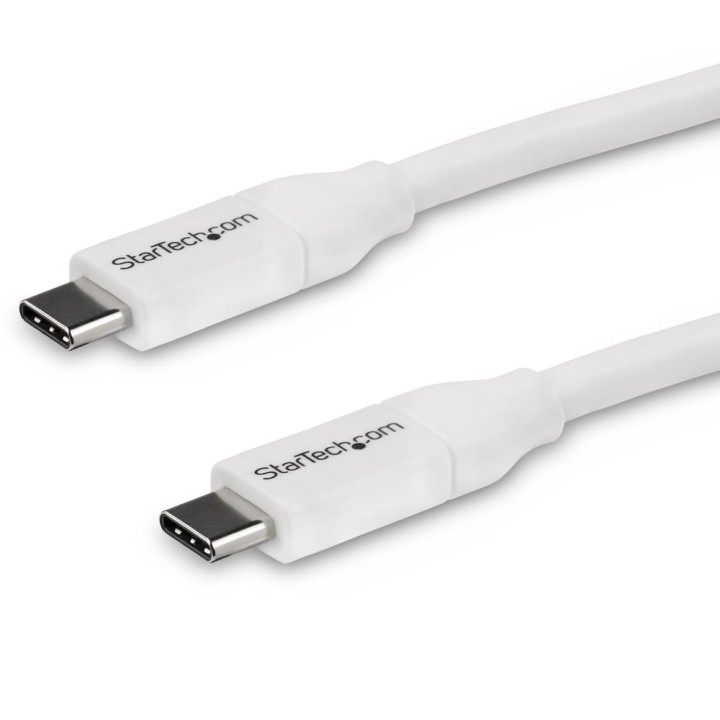 Cable usb tipo c startech 4m - macho - macho - blanco