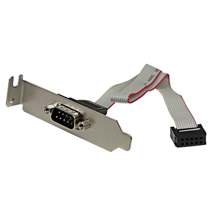 Placa para ranura serie m 9 pines startech a idc 10 pines macho - hembra