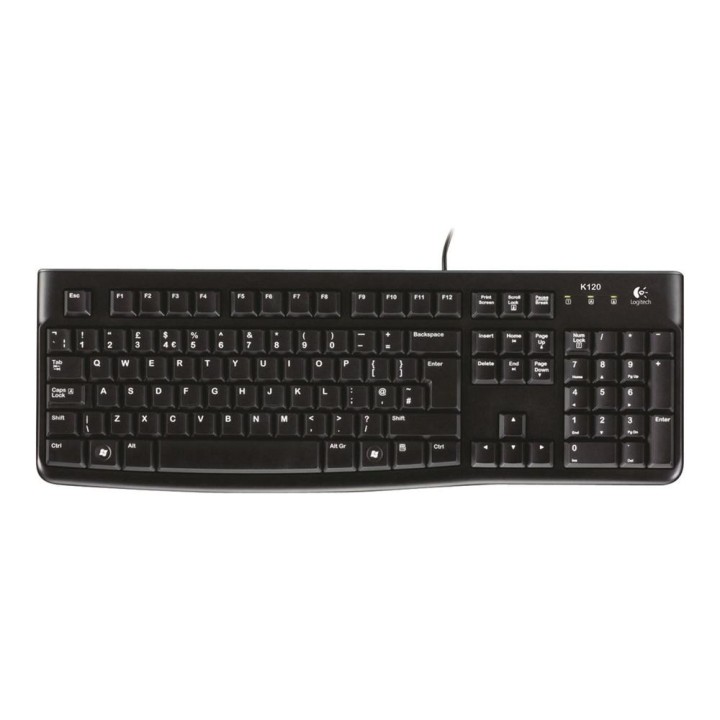 Teclado logitech k120 usb negro oem