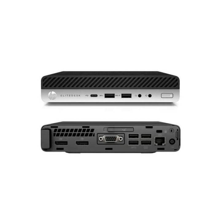 Ordenador reacondicionado mini hp elitedesk 400 g3 - i5 - 7th - 8gb - 256gb nvme - win 10 pro - sin v