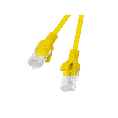 Latiguillo lanberg cat6 utp 05m amarillo