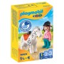 Playmobil 123 jinete con caballo