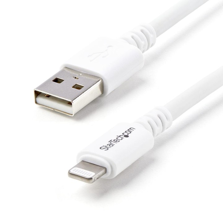 Cable lightning a usb tipo a startech 3m - macho - macho - blanco