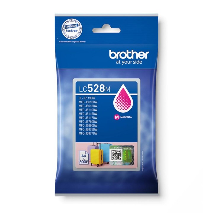 Cartucho tinta brother lc528m magenta