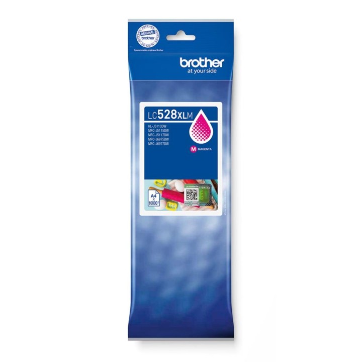 Cartucho tinta brother lc528xlm magenta