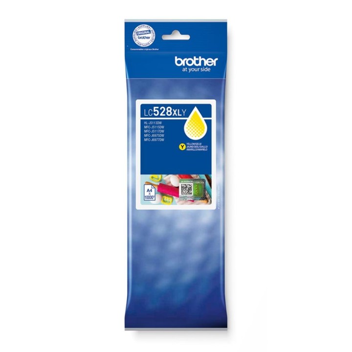 Cartucho tinta brother lc528xly amarillo