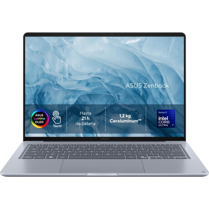 Portatil asus zenbook 14 oled ux3480aa - su535w u7 - 355 - 24gb - ssd 512gb - 14 pulgadas - w11h