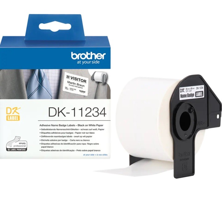 Etiquetas papel precortada brother dk11234 60 x 86mm