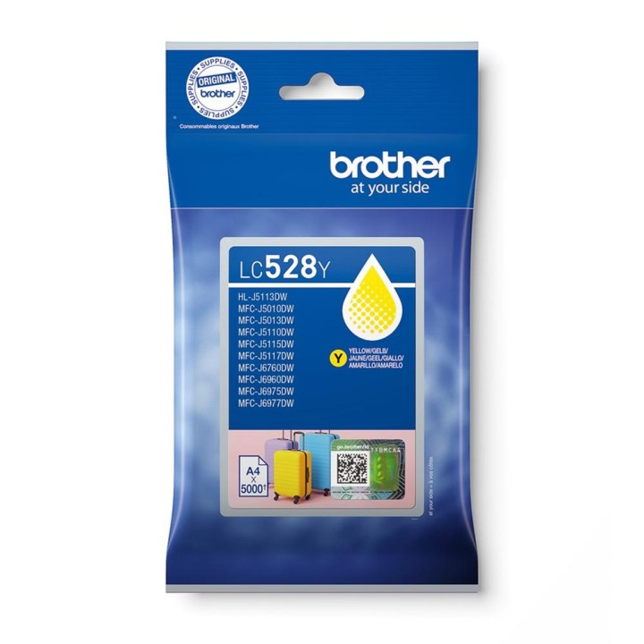 Cartucho tinta brother lc528y amarillo