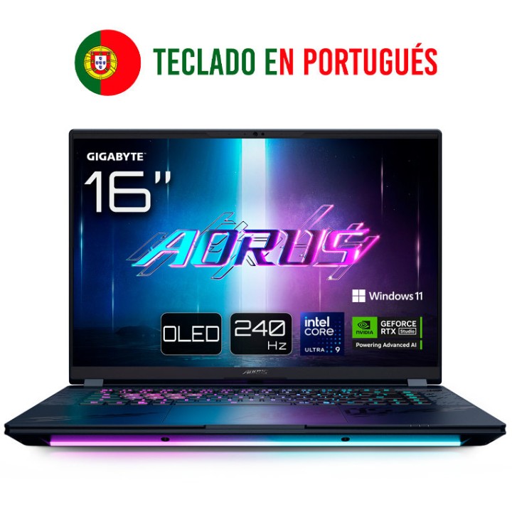 Portatil gigabyte aorus master 16 u9 275hx