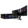 Monitor curvo gaming gigabyte aorus co49dq