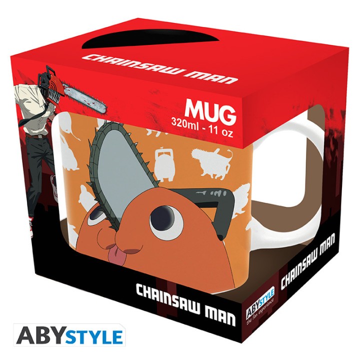 Taza abystyle chainsaw man pochita 320 ml