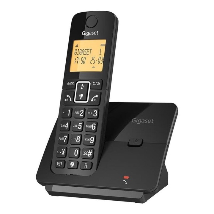 Telefono fijo inalambrico gigaset essential 300 negro