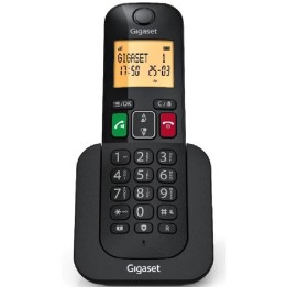 Telefono fijo inalambrico gigaset elemental 400 negro